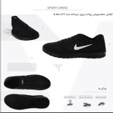 کفش راحتی مردانه مدل نایک سایز 40 تا 45 در رنگبندی ارسال فوری